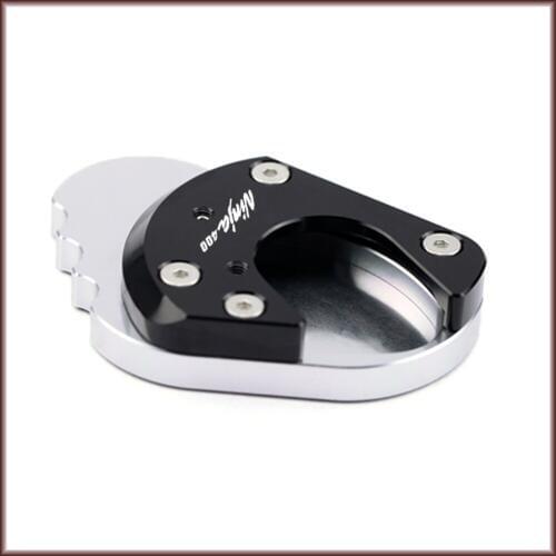 For KAWASAKI NINJA400 NINJA 400 2018 2019 Motorcycle Accessories Side Kickstand Stand Extension Support Plate CNC