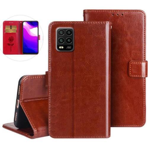 Phone Cover For Xiaomi Mi 10 Lite 5G Case Flip PU Leather Wallet Stand Capa For Xiaomi Mi 10 Youth Fashion Protective Shell Bags