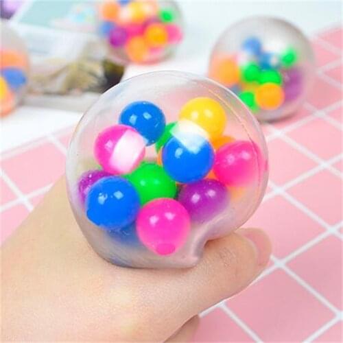 Spiky Ball Fidget Sensory Toy Autism Antistress Squeeze Squish Toys Stress Reliever Squeeze Sensory Toy Fidget Toys For Children