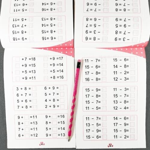 2 Books Collect Ten Methods Borrow Ten Methods Book Within 20 Addition And Subtraction Math Exercises Libros Livros Livres Libro