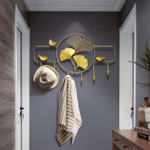 Nordic Wall Decoration Hook Metal Flowe Rdecor Key Hanging Clothes Rack Bedroom Key Holder Wall Bathroom Accessories Wall Hook