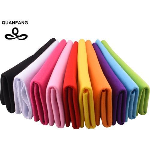 QUANFANG Non Woven Felt Fabric 2mm Thickness Polyester Soft Felt Of Home Decoration Pattern DIY Bundle Sewing Dolls Half meter
