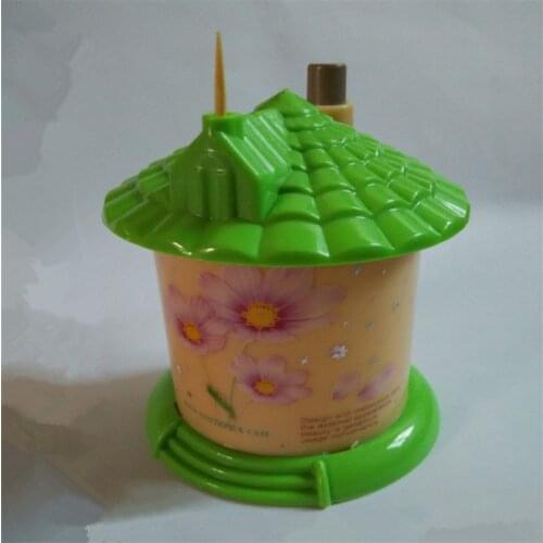 NICEYARD Portable Lovely Random Color Creative Toothpick Box Fashion Automatic Toothpick Holder House Shaped