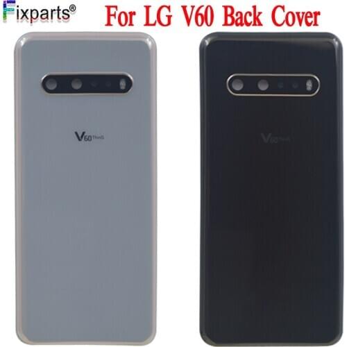 New Back Cover For LG V60 ThinQ Battery Cover Housing Glass For LG V60 ThinQ Back Glass LG V60 ThinQ Back Battery Cover