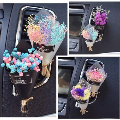 Smell To The Car Car Air Freshener Car Flavoring Interior Car Accessories Flower Ornaments Car Perfume Women Flavoring For Car