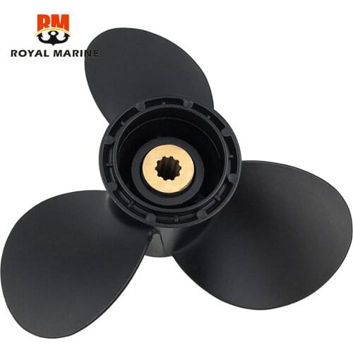 9 1/4 x 8 boat Propeller For Suzuki Outboard 8-20HP 58100-91D00-019 Marine Propeller Aluminum Alloy 10 Spline Tooth 3 Blades