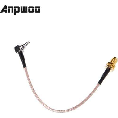 ANPWOO SMA Female to CRC9 Right Angle Connector RG316 Pigtail Cable 15cm/20CM/30CM/50CM/100CM CHOOSE