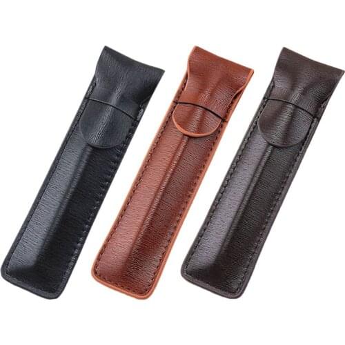 Retro Fountain Pens Case Pencils Bag One Single Writing Holder Supplies Storage