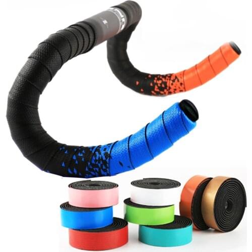 Dead Fly Bicycle Bend Twisted Straps Bicycle Gradient Color Grip Cover Road Bike Handlebar Straps Cycling Handlebar Tape