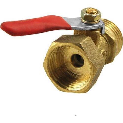 1/2"PT 20mm Male to 19mm Female Thread Lever Handle Ball Valve