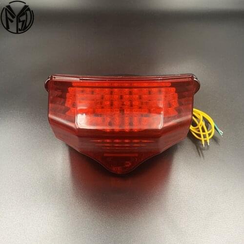 For Yamaha FZ600 FZ6 FAZER 2004 2005 2006 2007 2008 2009 Motorcycle LED taillights brake assembly with steering rear tail light
