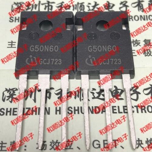 10pcs/lot G50N60 new stock TO-247 IGBT600V 50A