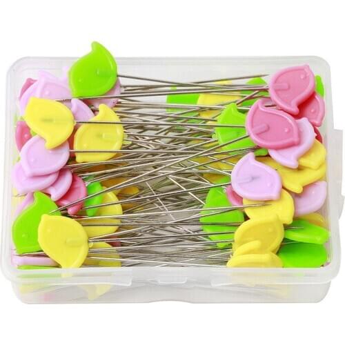 100PCS 5MM Embroidery Patchwork Pins Dressmaking Pins Accessories Tools Sewing Needle DIY Sewing Accessories Stainless Steel