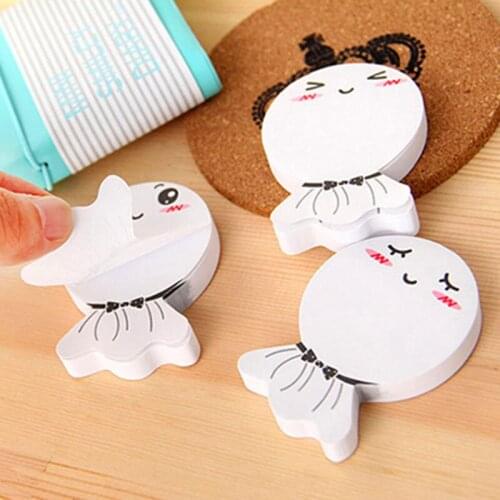 60 sheets Kawaii Sticky Notes Notepad Memo Pad Sketchbook Sticker Scrapbooking Bookmark Cute Stationery For School Diary 02254