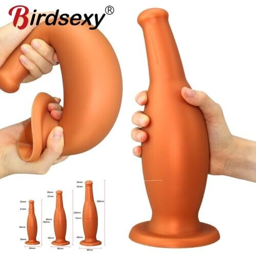 Anal sex toys huge anal plug big dildo vagina butt plug prostate massager anus dilator stimulator erotic adult good for gay men