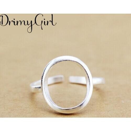 Retro Big Circle Rings For Women Charm Engagement Rings Men Vintage Knuckle Finger Jewelry