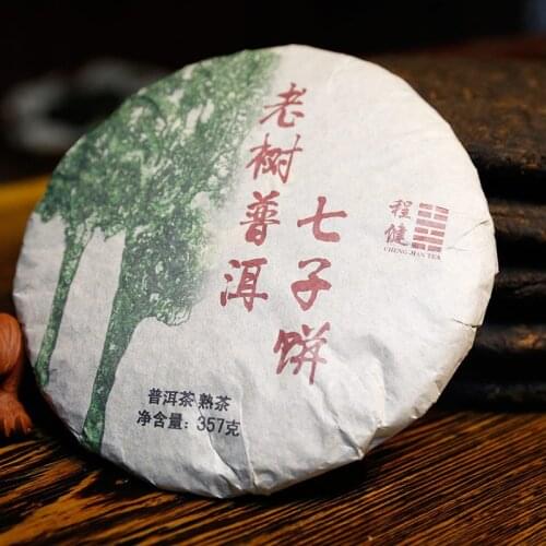 2018 Chinese Tea Ripe Puer Chinese Tea Shu Cha Old Tree Tea 357g