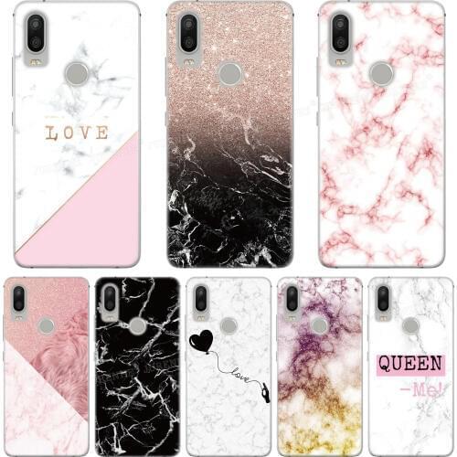 Marble Textures Phone Cover Case For BQ Aquaris X2 X Pro U U2 Lite V X5 E5 M5 E5s C VS Vsmart JOY Active 1 Plus 5035 5059 Fundas