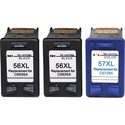 Veteran 56 xl 57 xl Ink Cartridge replace for hp56 C6656a for hp Deskjet F4180 5150 450CI 5550 5650 9650 PSC 1315 2110 2210