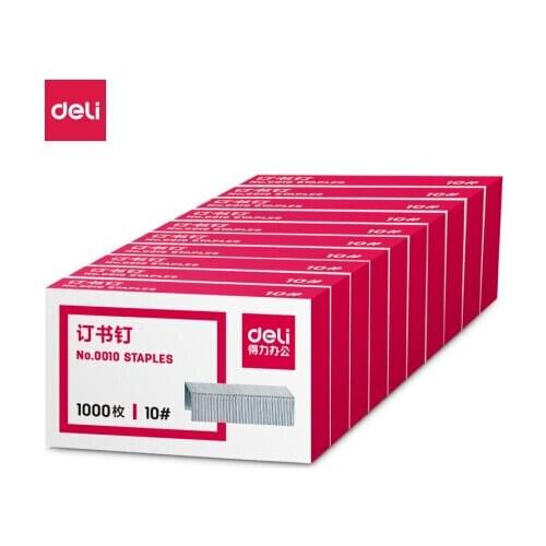 Deli 0010 Small Staples 10 Saple 10 / 6 Staples 1000 / Box
