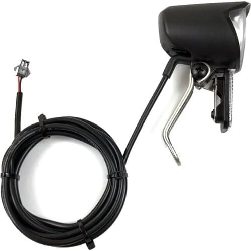 E-Bike Led Headlight 6V 12V 24V 36V 48V 60V Bicycle Light Waterproof Front Headlight SM Connector