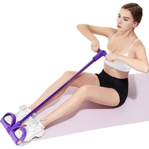 VEIDOORN Resistance Elastic Pull Ropes Exerciser Rower Belly Band Home Gym Sport Training Elastic Bands For Fitness Equipment