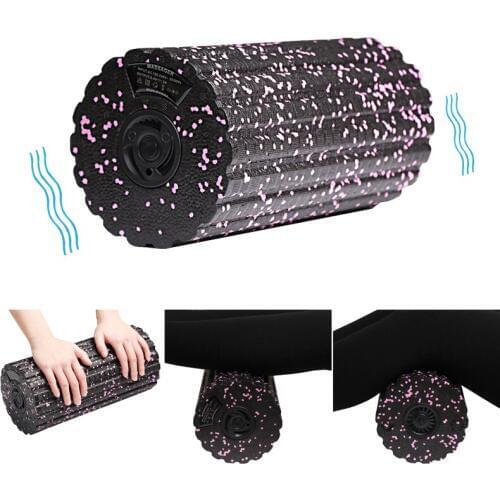 Electric Vibration Massage Foam Roller Yoga Column Rechargeable Relax Muscle Yoga Column Fitness Electric Massage Stick