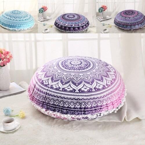 Home Fashion European And American Style Round Plush Pillowcase Car Seat Cushion Cover Home Sofa Cushion Pillow Cover