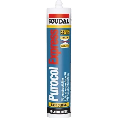 Soudal Purocol Express D4 Adhesive for Metal and Wood Corner Combinations 310 ml