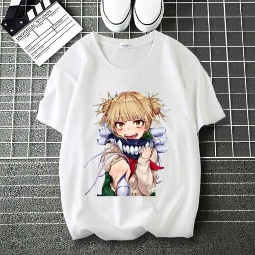 My Hero Academia Todoroki Shoto Cartoon Printed summer T-Shirt O-Neck Short Sleeve Modal Unisex Tshirt