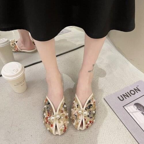 Summer Shoes Women Sandals Fashion Golden Slippers Women Shoes Sandals Flat Shoes Sandals Women Beach Shoes Slippers Women