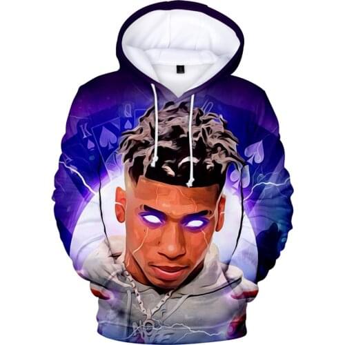 Fashion NLE Choppa Rapper Hip Hop Hoodies 3D Harajuku Hooded Sweatshirt Adult Kids Pullovers Casual Streetwear Hoody Oversized