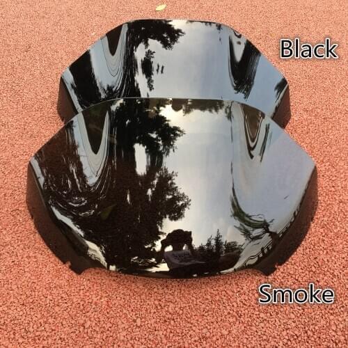 Motorcycle 13'' ABS Windshield Windscreen Smoke Black For Harley Touring Road Glide FLTRU FLTRI FLTR FLTRX 2015 2016 2017 2018