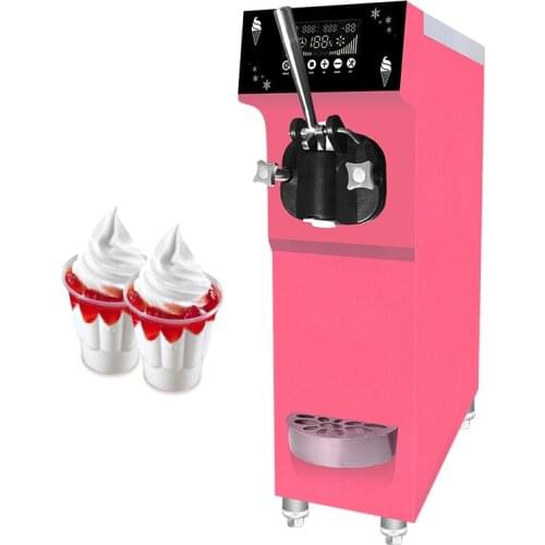 Single Head Soft Ice Cream Machine With One Flavor High Capacity Ice Cream Maker With Embraco Compressor