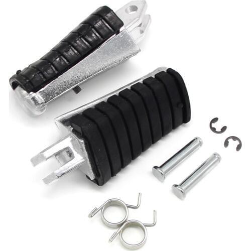 Front Footrest Foot pegs for Yamaha XV535/500/400/125/250 Virago XVS1300CU Stryker XVS1100 Drag Star V-Star Midnight Custom