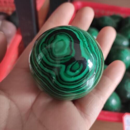 Natural gemstone sphere Malachite quartz Stone Crystal Balls sphere for healing