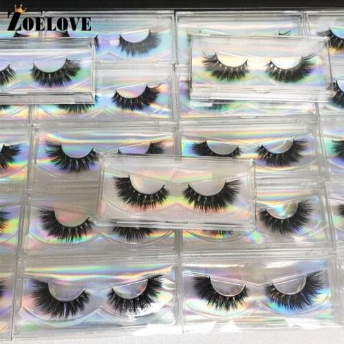 Eyelashes Wholesale 10/20/30/40/50Pairs Fluffy 3D Mink Lashes Natural False Eyelashes Wholesale Mink Eyelashes Fake Lashes