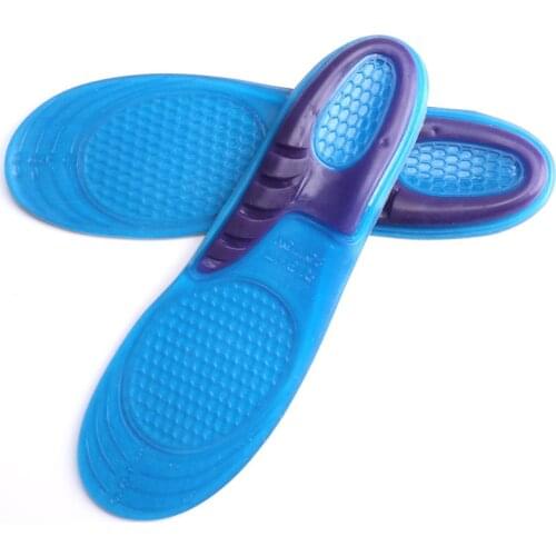 Silicone Insoles Foot Care For Plantar Fasciitis Heel Spur Running Sport Insoles Shock Absorption Pads Arch Orthopedic Insole