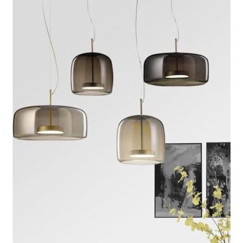 Modern Led Pendant Light Living Room Bedroom Hanging Lamp Nordic Home Decor Loft Luminaire Suspension Hotel Bar Glass Hanglamp