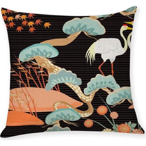 Japanese Zebrafish Texture Throw Pillow Case Cushion Covers for Home Sofa Chair Decorative Pillowcases