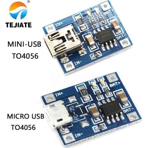 5PCS TP4056 1A Lipo Battery Charging Board Charger Module lithium battery DIY MICRO Port Mike USB New Arrival TP4056 MINI USB