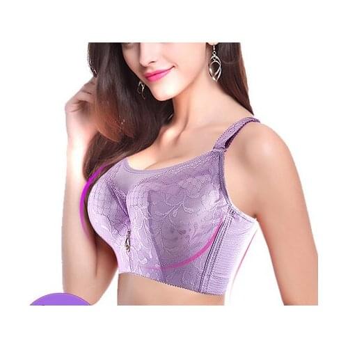 Sexy push up bra full lace coverage tube top plus size 80 85 90 95 100 105 110 115 C D DD E F G cup Womens underwear BH C3311