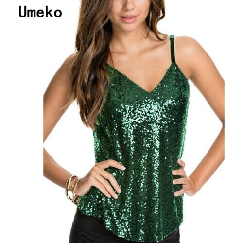 2021 New Sexy Women Top Sequin Camis Summer Beach Party Club Top Streetwear Haut Femme Short Tops shipping Feminino Sale