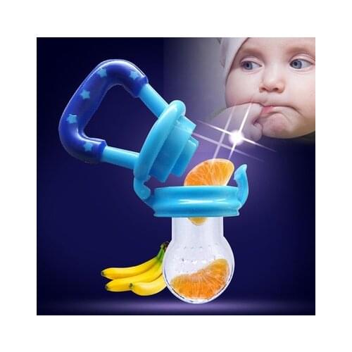 1 Pcs Fresh Food Nibbler Baby Pacifiers Feeder Kids Fruit Feeder Nipples Feeding Safe Baby Supplies Nipple Teat Pacifier Bottles