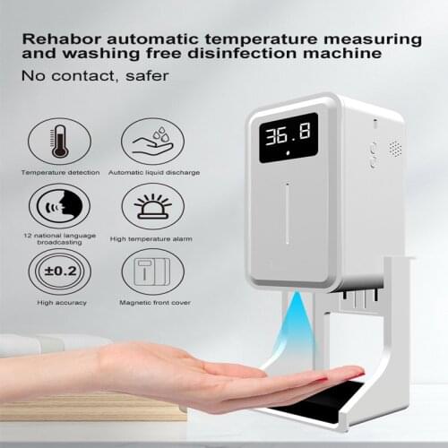 2021 Liquid Soap Dispenser Of Integrated Machine Of Induction Temperature Measurement Automatic Hand Washing Kitchen Accessories
