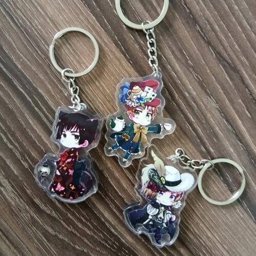 3pcs/set Anime Axis Powers Hetalia Japan Italy France llavero Doubleside Print Pendant Key Holder Keychain Keyrings Portachiavi