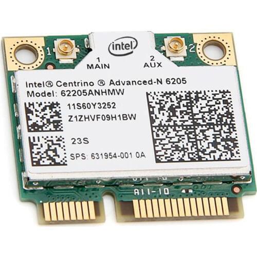 INTEL Advanced-N 6205 62205ANHMW Dual band for hp laptop 631954-001 WIRELESS PCI EXPRESS 300Mbps 2.4/5Ghz Network card
