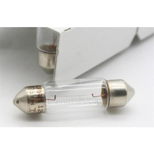 4pcs/lot headlight halogen for 6418 C5W 12V 5W SV8.5-8 36MM 3700K turn bulb blake light width lamp
