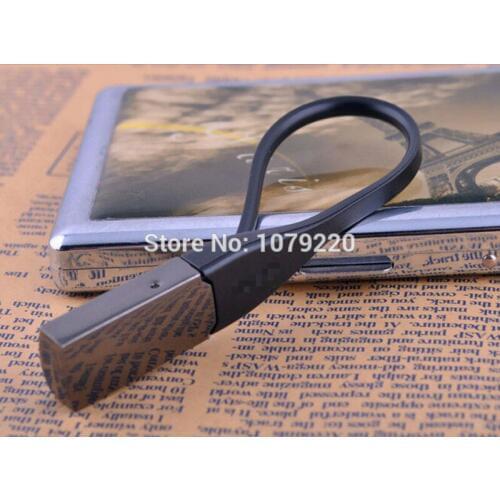 HJ D Rubber Alloy Keyring Keyfob Polished Chrome Classic 3D Pendant Key Chain Creative Gift