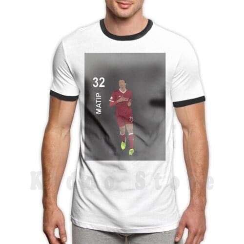 Jeol Matip 32-T Shirt Print For Men Cotton New Cool Tee Joel Matip Matip Centre Back League Anfield Soccer Football Ynwa